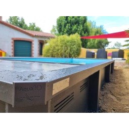 Piscine Alu avec filtration integrée sur mesure  Moins 10% sur tout les modèles jusqu\'a fin Avril  Dès 16\'470 CHF TTC