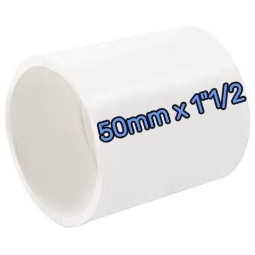 Manchon  adaptateur F Ø 50 x F Ø 1\"1/2 à coller