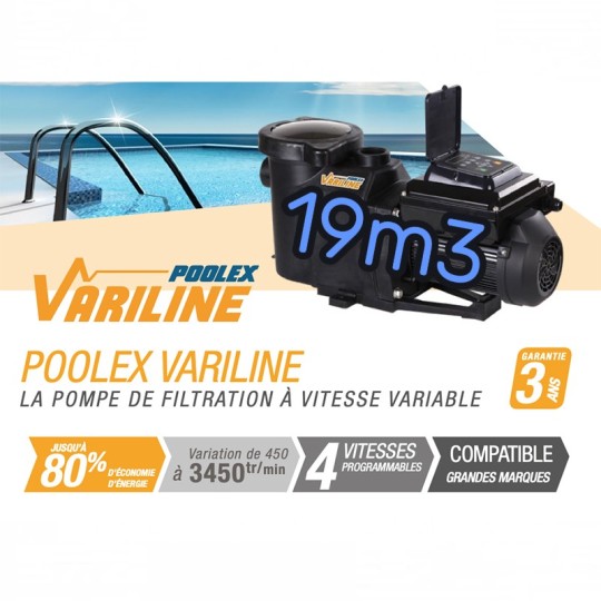 Pompe de filtration Poolex Variline 10P