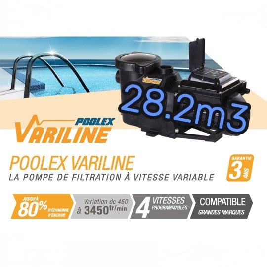 Pompe de filtration Poolex Variline 30P