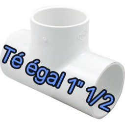 Té égal Ø 1\"1/2