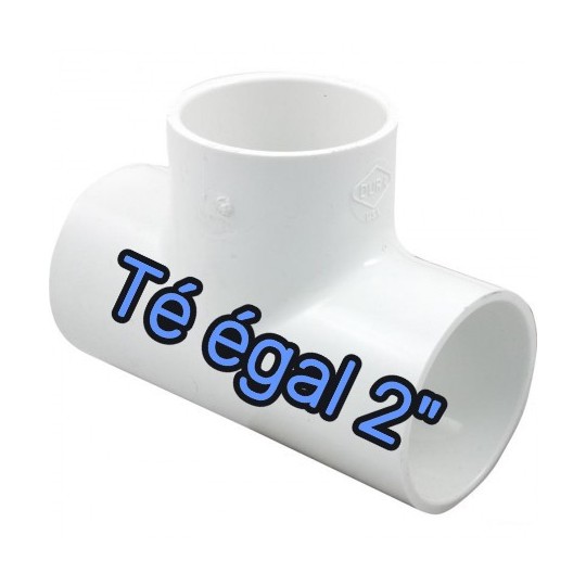 Té égal Ø 2\"