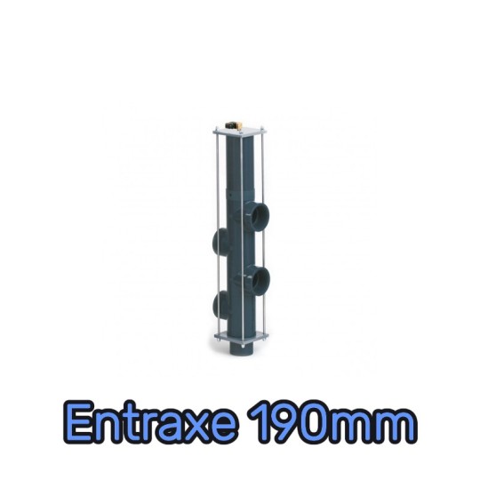 Vanne auto Besgo DN50 diam 63mm entraxe 190mm