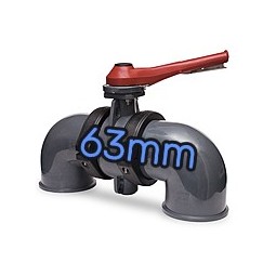 Vanne papillon Ø 63