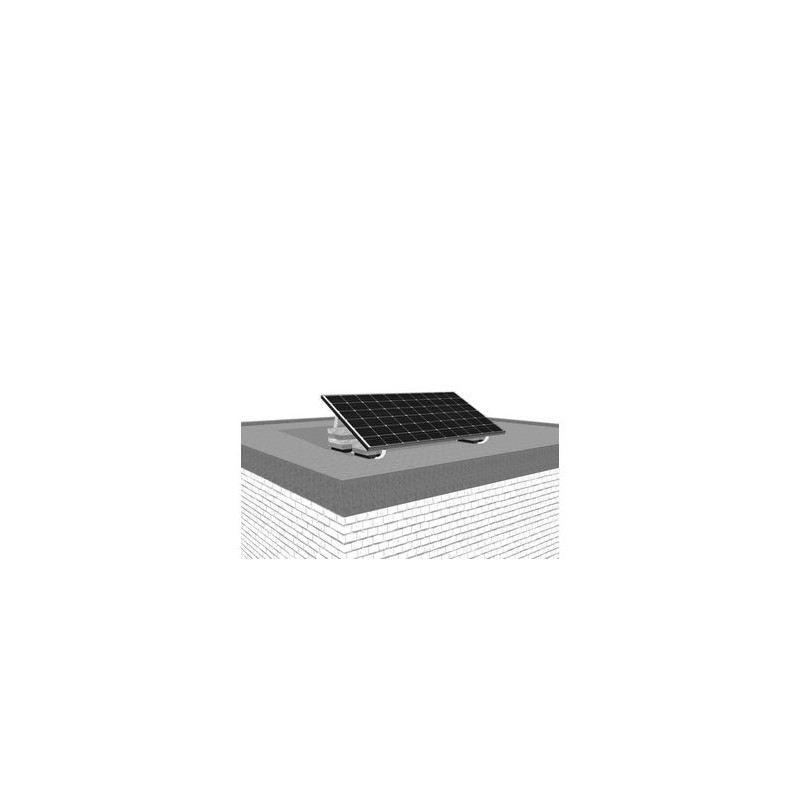 Support pour panneau toit plat