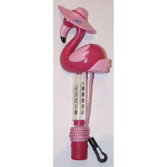 Thermomètre flamand rose