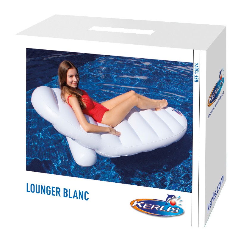 Lounger blanc