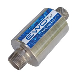 Traitement de l'eau naturel pour piscine, raccord Ø  26 mm, activé votre eau et réduisez les agents chimiques