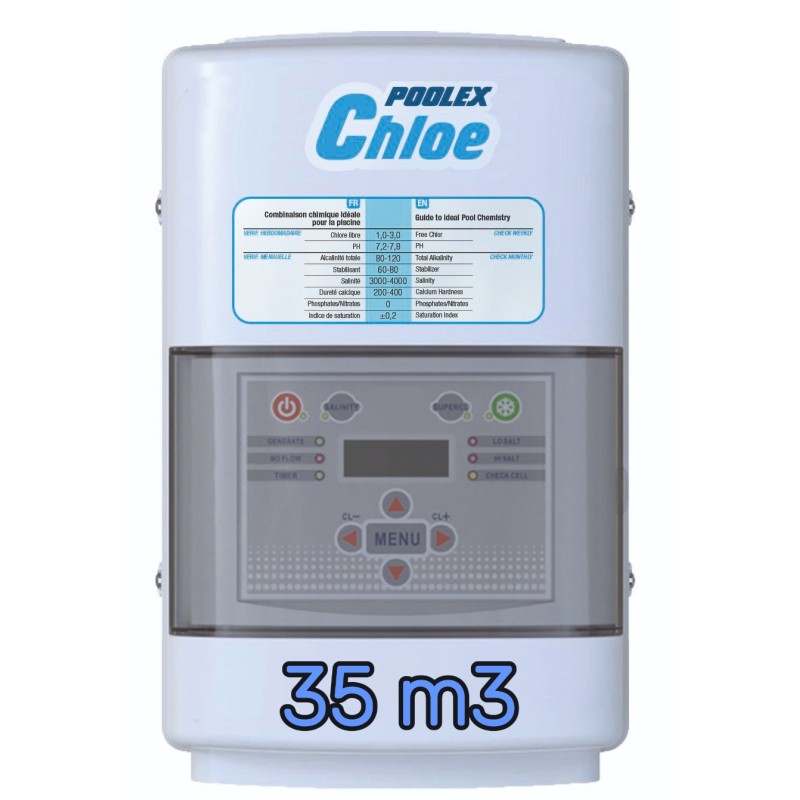 Electrolyseur au sel Poolex Chloé CL10