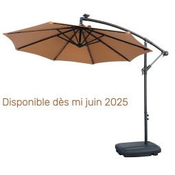 Parasol avec pied et leds pour SPA