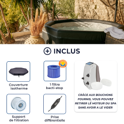 Jacuzzi Spa Octopus sans mobilier NetSpa