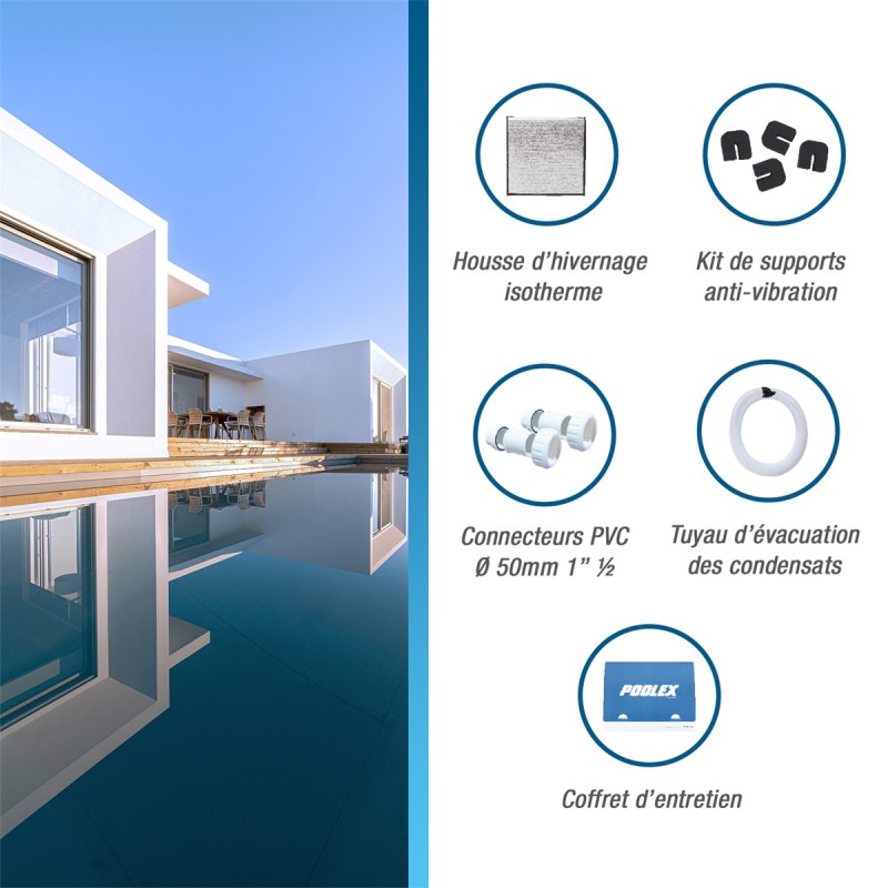 PAC Poolex Silverline TOPFi / 20 à 120m3 dès