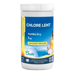 Chlore lent 20 g 1 kg