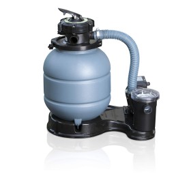 Groupe de filtration piscine complet – Vanne 6 voies – GRE Série FS (4 / 6 / 8 m³/h)