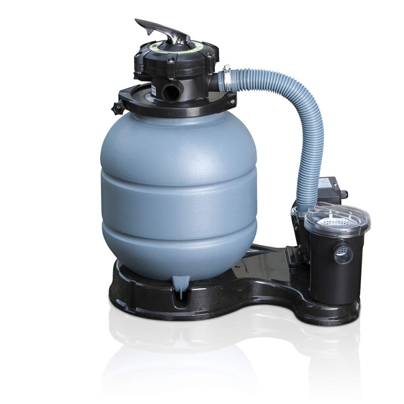 Groupe de filtration piscine complet – Vanne 6 voies – GRE Série FS (4 / 6 / 8 m³/h)