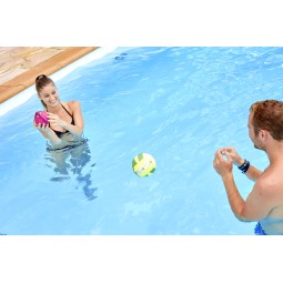 Jeu de 2 mini ballons néopréne fluo