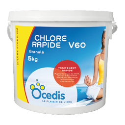 CHLORE RAPIDE V 60 Granulé  5kg