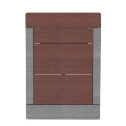 Caillebotis Douche Solaire brun